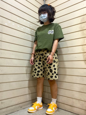 「plain-me（プレインミー）のアイテム（パンツ）」を使った、Douさん（レディース・152cm）の夏コーディネート