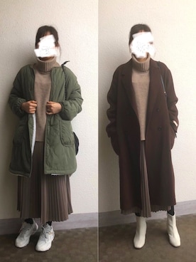 JiYoungさん（レディース・160cm）の冬コーディネート