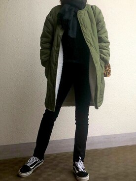 JiYoungさん（レディース・160cm）の冬コーディネート