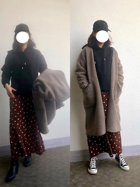 JiYoungさん（レディース・160cm）の冬コーディネート