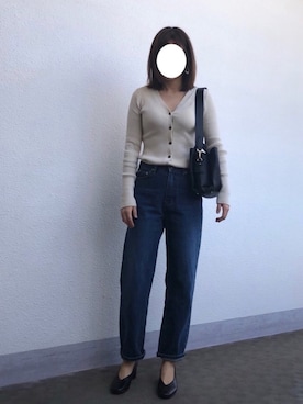 「Balancoire（ブランコアール）のアイテム」を使った、JiYoungさん（レディース・160cm）の春コーディネート