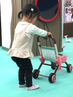 「アイテム（キャミソール）」を使った、ayak_kaeさん（キッズ・90cm）の秋コーディネート