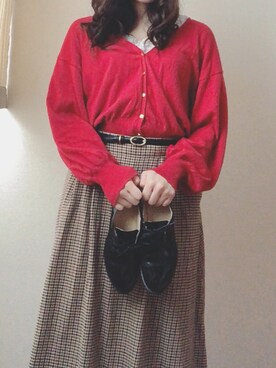 まなみさん（レディース・158cm）の秋コーディネート