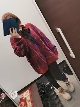 「KLEIN PLUS（クランプリュス）のアイテム」を使った、あかねっとさん（レディース・149cm）の冬コーディネート