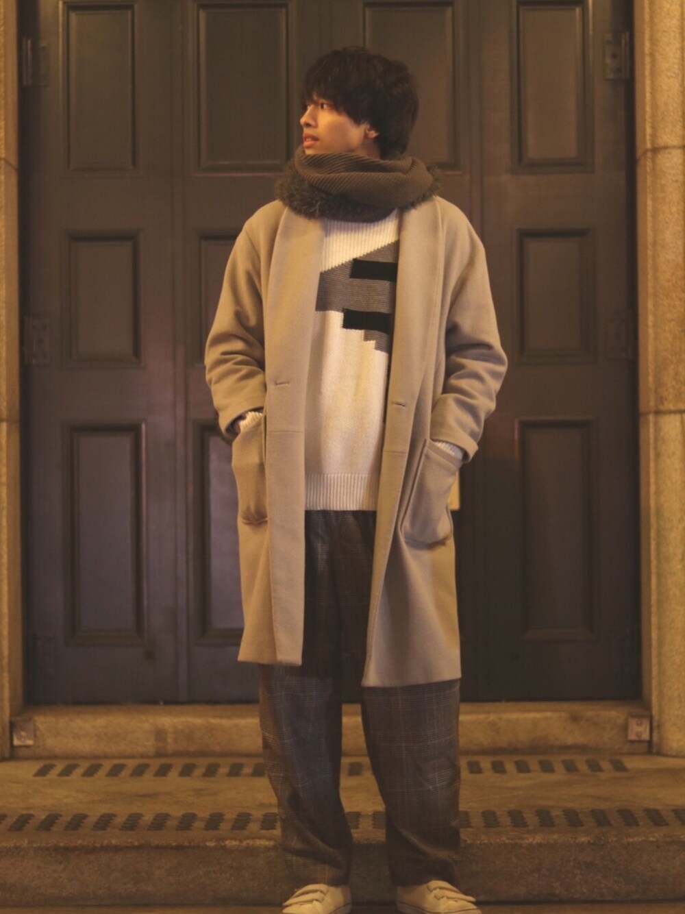 HARE（ハレ）の「CASHEEPウールオーバーコート(HARE