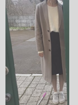 「MINIMUM（ミニマム）のアイテム（バッグ）」を使った、nonokaさん（レディース・164cm）の冬コーディネート