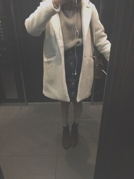 「L'EST ROSE（レストローズ）のアイテム（トップス）」を使った、nonokaさん（レディース・164cm）の冬コーディネート