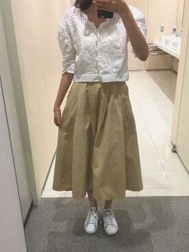 「MINIMUM（ミニマム）のアイテム（バッグ）」を使った、nonokaさん（レディース・165cm）の春コーディネート