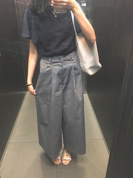 「WATCH.（ウォッチ）のアイテム」を使った、nonokaさん（レディース・165cm）の夏コーディネート