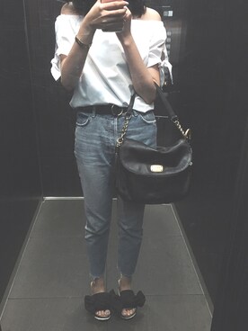 「WATCH.（ウォッチ）のアイテム」を使った、nonokaさん（レディース・165cm）の夏コーディネート