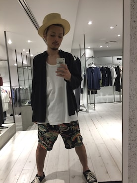 「marka（マーカ）のアイテム」を使った、たにもとさん（メンズ・175cm）の夏コーディネート