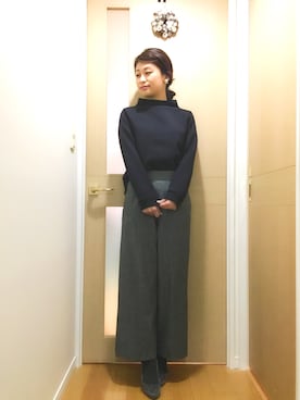 「KiwaSylphy（キワシルフィー）のアイテム」を使った、aya...さん（レディース・158cm）の冬コーディネート