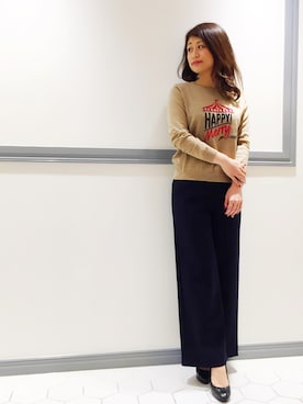 「KiwaSylphy（キワシルフィー）のアイテム」を使った、aya...さん（レディース・158cm）の冬コーディネート