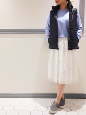 「KiwaSylphy（キワシルフィー）のアイテム（トップス）」を使った、aya...さん（レディース・158cm）の冬コーディネート