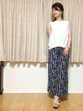 「KiwaSylphy（キワシルフィー）のアイテム」を使った、aya...さん（レディース・160cm）の夏コーディネート