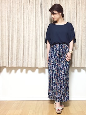 「KiwaSylphy（キワシルフィー）のアイテム」を使った、aya...さん（レディース・160cm）の夏コーディネート