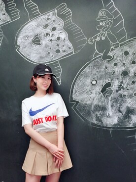 「adidas（アディダス）のアイテム（帽子、ブラック系）」を使った、Chantalさん（レディース）の秋コーディネート