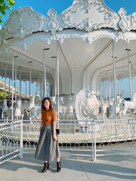 「UNIQLO（ユニクロ）のアイテム（トップス、その他）」を使った、Chantalさん（レディース）の冬コーディネート