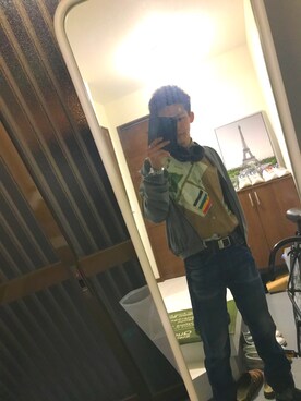 龍矢さん（メンズ・171cm）の春コーディネート