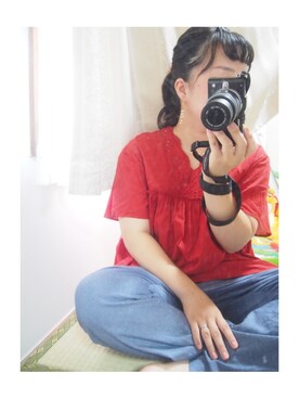 マメӦさん(レディース・155cm)の夏コーディネート