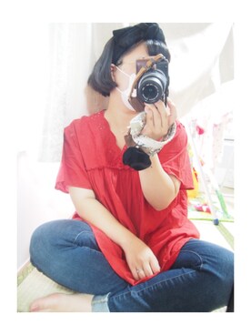 マメӦさん(レディース・155cm)の夏コーディネート