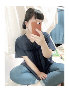 「ehka sopo（エヘカソポ）のアイテム（アクセサリー）」を使った、ﾏﾒӦさん（レディース・155cm）の秋コーディネート