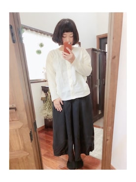 「North Object（ノースオブジェクト）のアイテム（パンツ）」を使った、ﾏﾒӦさん（レディース・155cm）の秋コーディネート