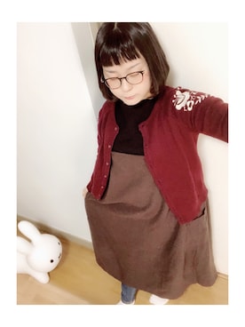 マメӦさん(レディース・155cm)の秋コーディネート