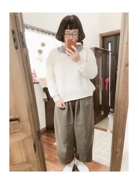 「ボブ女子」｜ﾏﾒӦさん（レディース・155cm）の冬コーディネート