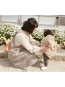 「fes（フェス）のアイテム」を使った、ﾏﾒӦさん（レディース・155cm）の春コーディネート