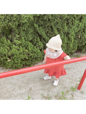 「むすめコーデ」｜「アイテム（サンダル）」を使った、ﾏﾒӦさん（レディース・70cm）の夏コーディネート