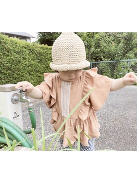 ﾏﾒӦさん（キッズ・80cm）の夏コーディネート