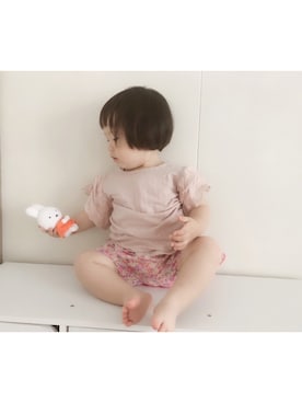 「娘」｜「アイテム（パンツ）」を使った、ﾏﾒӦさん（キッズ・80cm）の夏コーディネート