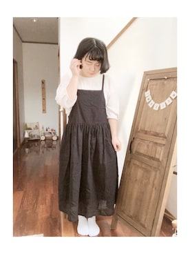 「North Object（ノースオブジェクト）のアイテム（ワンピース/ドレス）」を使った、ﾏﾒӦさん（レディース・154cm）の秋コーディネート