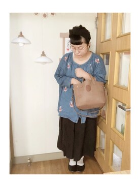 マメӦさん(レディース・154cm)の秋コーディネート