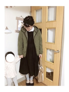 「SEVENDAYS=SUNDAY（セブンデイズサンデイ）のアイテム（ピーコート）」を使った、ﾏﾒӦさん（レディース・154cm）の秋コーディネート