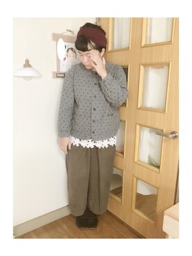 マメӦさん(レディース・154cm)の秋コーディネート