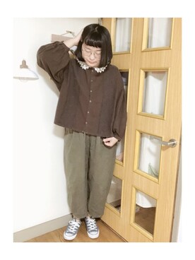 マメӦさん(レディース・154cm)の秋コーディネート