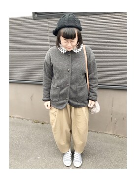 マメӦさん(レディース・154cm)の冬コーディネート