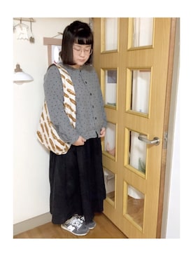 「テキスタイル」｜ﾏﾒӦさん（レディース・154cm）の冬コーディネート