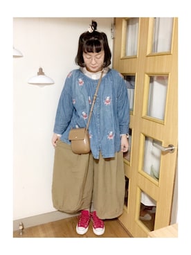 マメӦさん(レディース・154cm)の春コーディネート