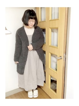 「north object」｜ﾏﾒӦさん（レディース・154cm）の春コーディネート