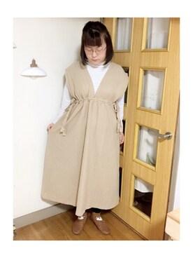 「North Object（ノースオブジェクト）のアイテム」を使った、ﾏﾒӦさん（レディース・154cm）の春コーディネート