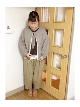 マメӦさん(レディース・154cm)の春コーディネート