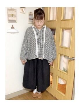 「North Object（ノースオブジェクト）のアイテム」を使った、ﾏﾒӦさん（レディース・154cm）の春コーディネート