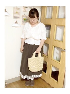 マメӦさん(レディース・154cm)の春コーディネート