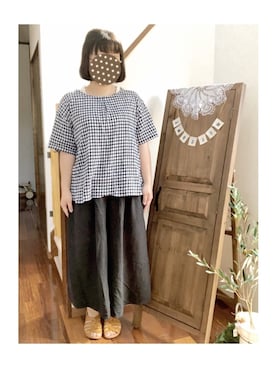 「North Object（ノースオブジェクト）のアイテム」を使った、ﾏﾒӦさん（レディース・154cm）の夏コーディネート