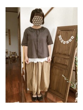 マメӦさん(レディース・154cm)の夏コーディネート