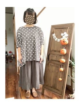 マメӦさん(レディース・154cm)の秋コーディネート