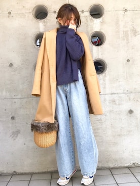 「SM2（エスエムツー）のアイテム（ダウンジャケット/コート）」を使った、Sayaka͛♡꒰･･ﾐ ͛꒱さん（レディース・156cm）の冬コーディネート